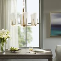 Avignon 6-Light Gold Chandelier by Hampton Hill