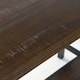 Industrial Weathered Oak 47-inch Wide Wood Top Counter Height Table by Furniture of America