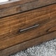 preview thumbnail 2 of 4, Carbon Loft Marquez Antique Oak 2-drawer Platform Storage Bed