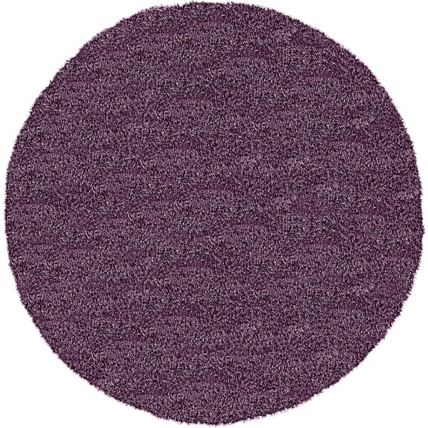 Unique Loom Luxe Solo Round Rug - 8' x 8'