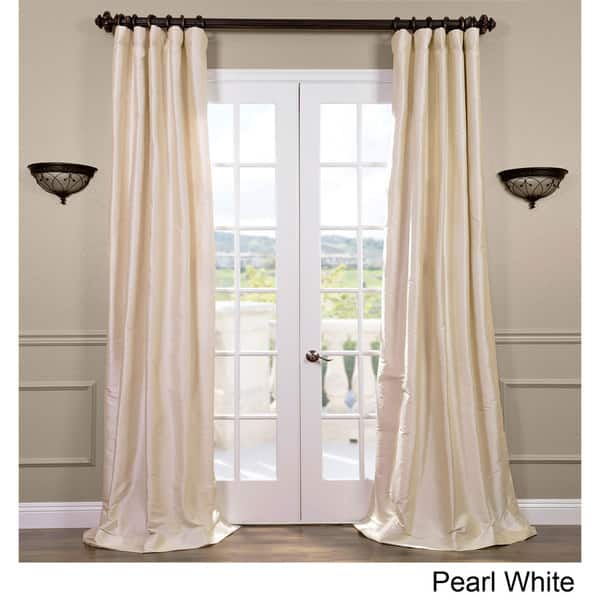Shop Exclusive Fabrics Signature Thai Silk 120 Inch Curtain Panel