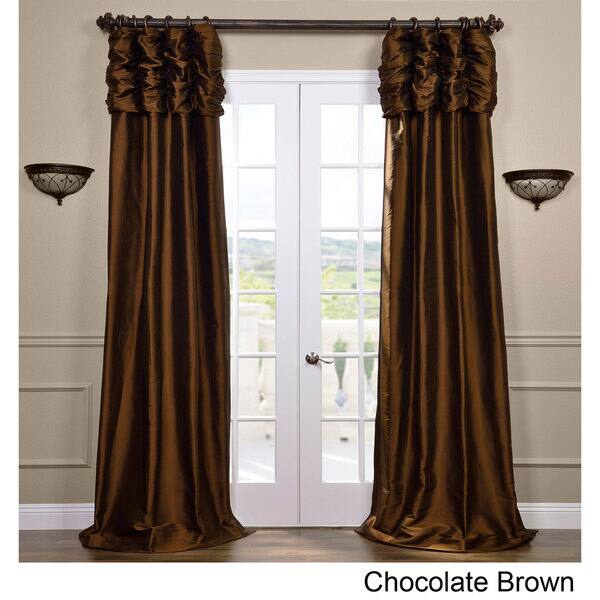 Shop Exclusive Fabrics Signature Thai Silk 108 Inch Curtain On