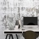 preview thumbnail 2 of 2, Helena Martin 'Silver Waves Desk Clock' 6in x 18in x 6in Modern Table Clock on Natural Aluminum