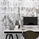 preview thumbnail 2 of 2, Helena Martin 'Silver Zig Zag Desk Clock' 6in x 18in x 6in Modern Table Clock on Natural Aluminum