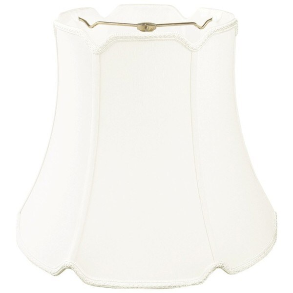 Royal Designs Tapered Drum W V Notch Top And Bottom Designer Royal Designs Tapered Drum W V Notch Top And Bottom Designer Lamp Shade White 11 X 18 16 On Free Shipping Today 18217487