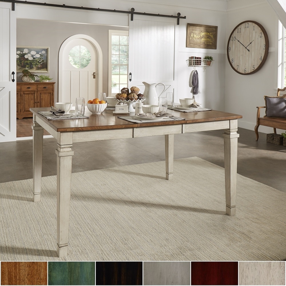iNSPIRE Q Classic Elena Wood Counter Height Dining Table