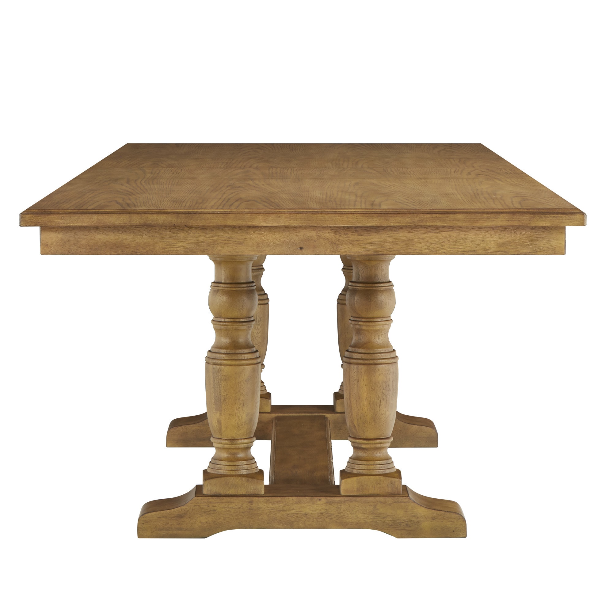 Gilderoy Baluster Leg Extending Wood Dining Table By Inspire Q Artisan Oak On Sale Overstock 18218115