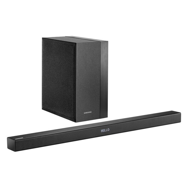 samsung soundbar with wireless active subwoofer