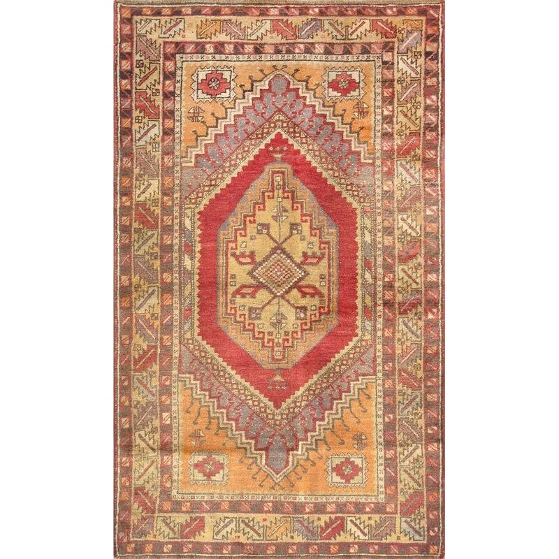 Vintage Sivas Collection Hand-Knotted Lamb's Wool Rug (3' 8" X 6' 1") - 4' x 6'