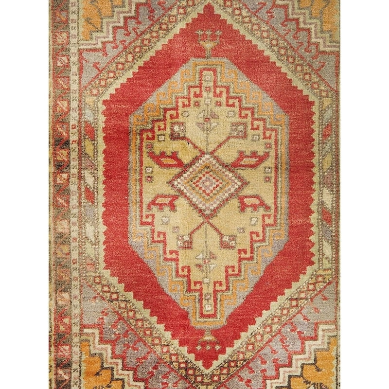 Vintage Sivas Collection Hand-Knotted Lamb's Wool Rug (3' 8" X 6' 1") - 4' x 6'