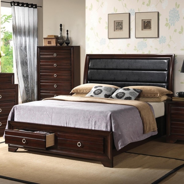 Shop Home Source Bedroom Furniture Queen Bed/Dresser ...