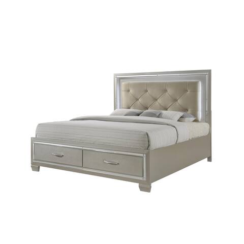 Home Source Bedroom Furniture King Bed Dresser Mirror Night Stand