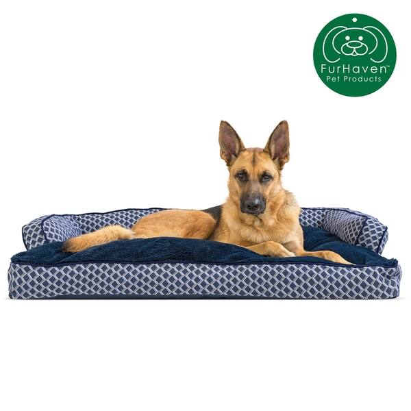 Shop Furhaven Pet Bed Plush Decor Comfy Couch Pillow Sofa