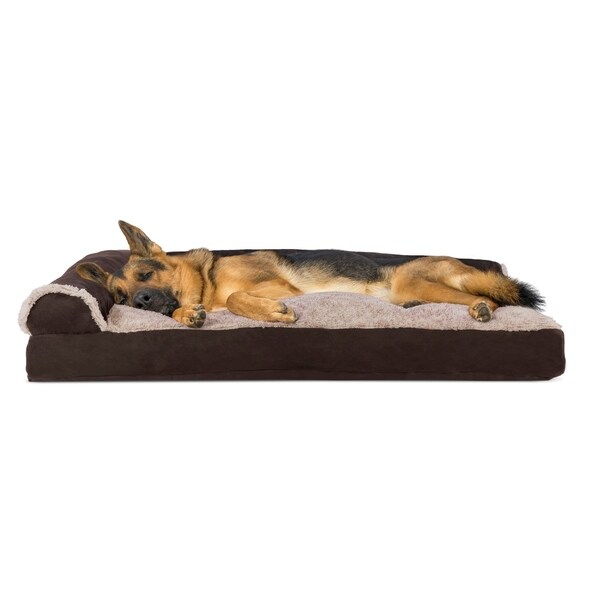 Plush Suede Pillow Sofa Style Couch Pet Bed For Dogs Cats