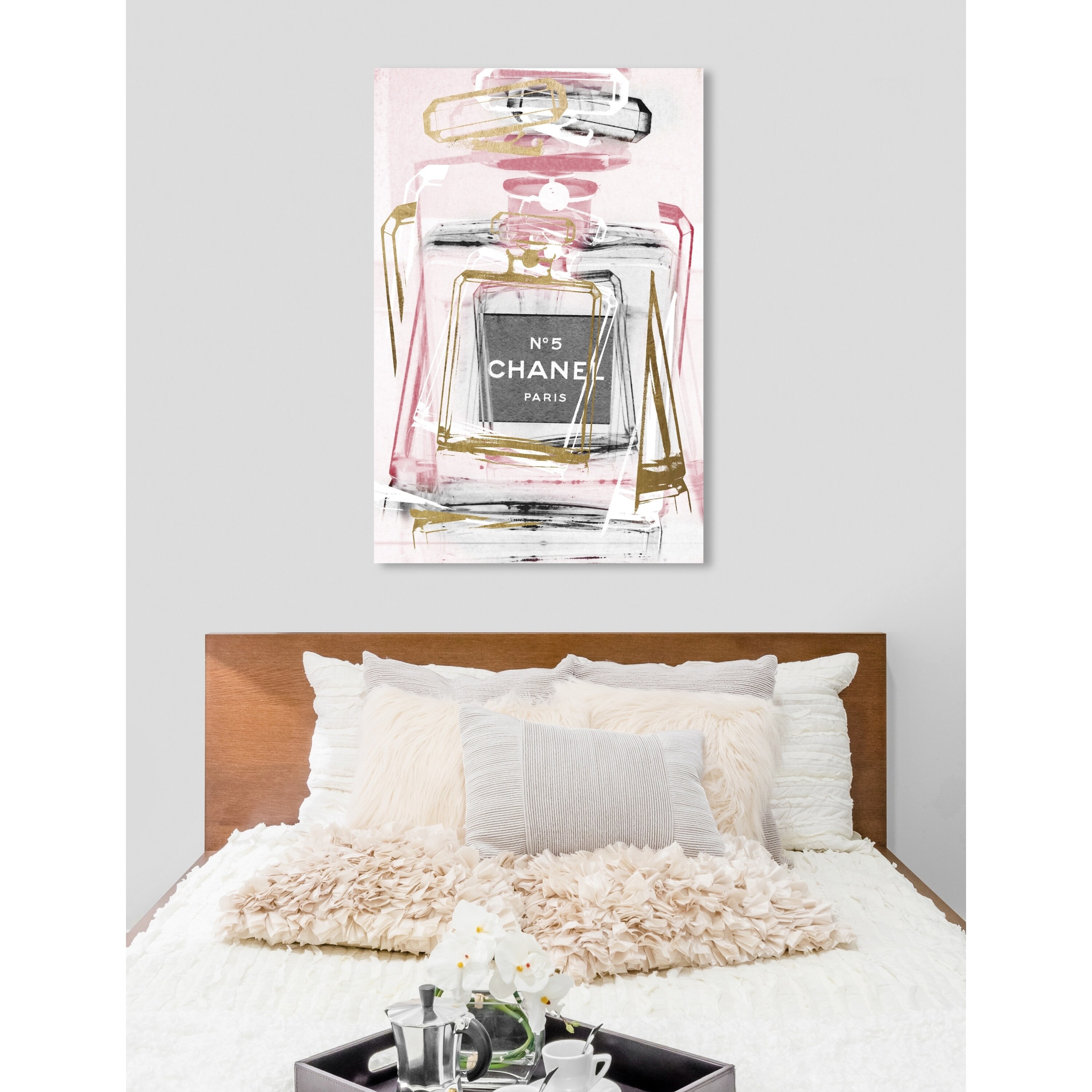 Shop Oliver Gal Infinite Glam Blush Fashion And Glam Wall Art Canvas Print Pink Gold On Sale Overstock 18219354