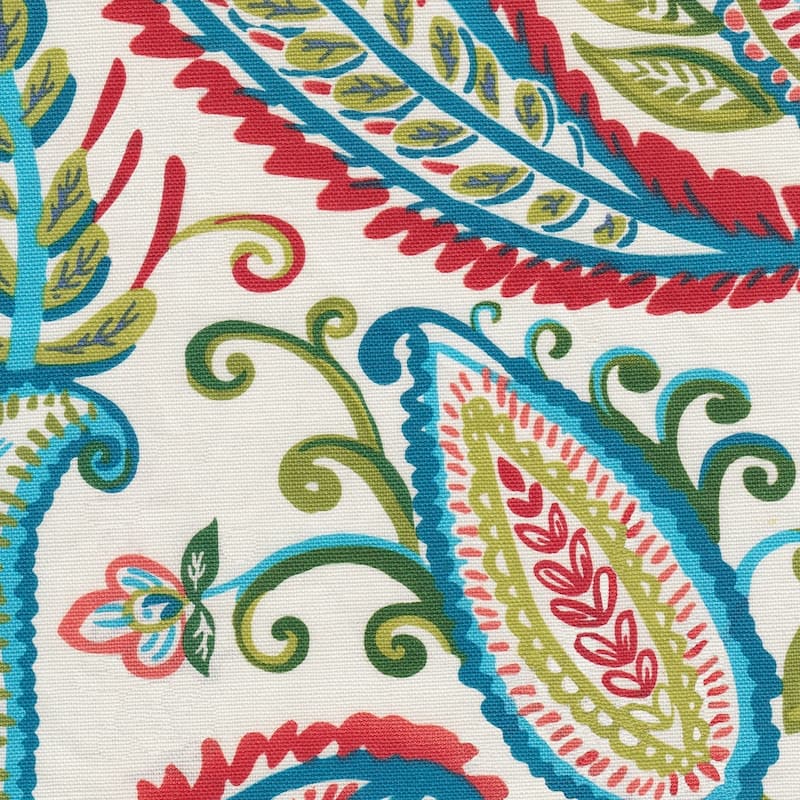The Curated Nomad Hector Paisley Storage Ottoman