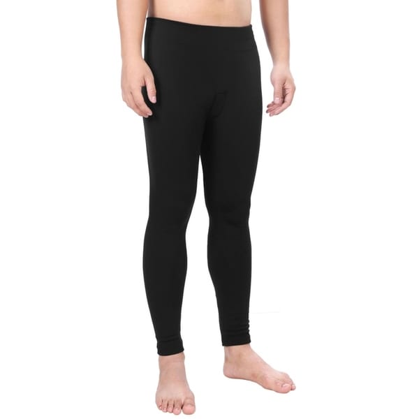 mens thermal underwear black