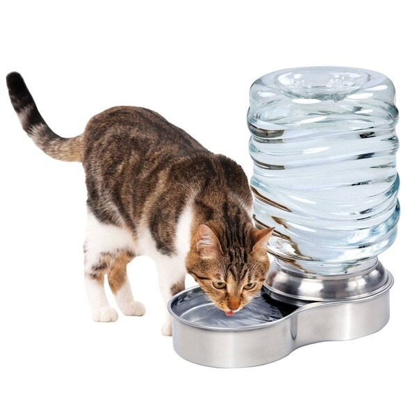 Stainless Steel Dog Cat Hydrating Water Fountain Pet Stainless Steel Dog Cat Hydrating Water Fountain Pet Dispenser
