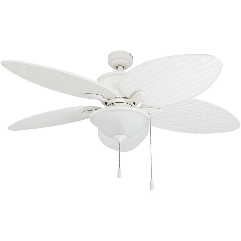 Best Sale 52 Solana Outdoor Led Ceiling Fan White
