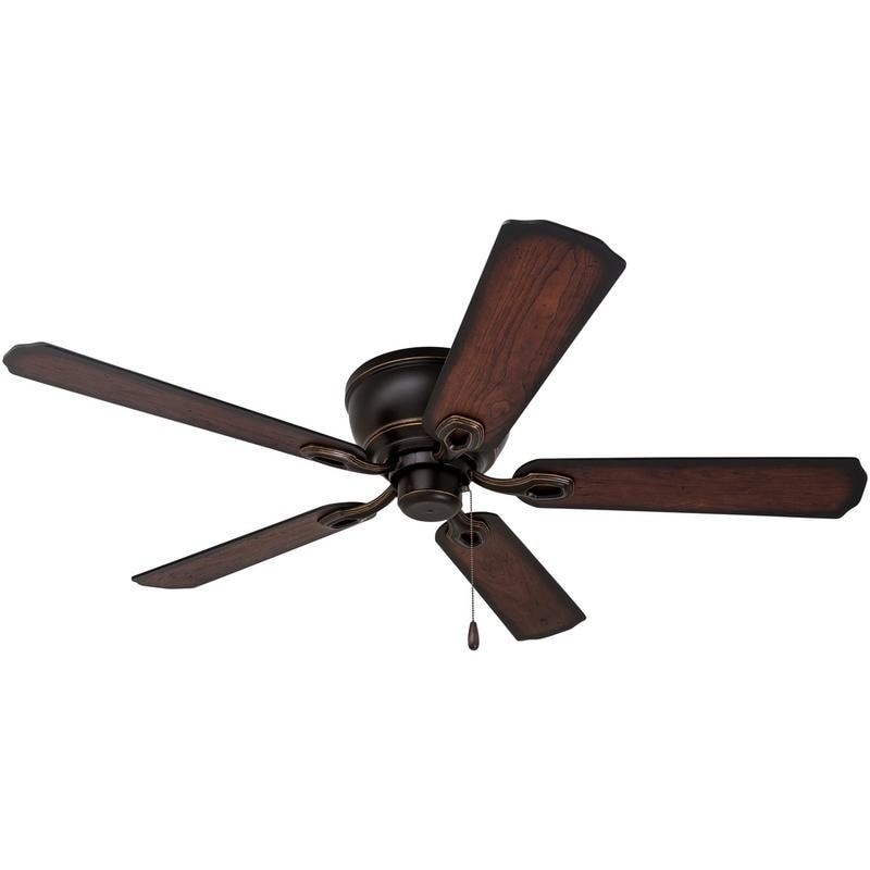 52 Prominence Home Coors Creek Hugger Ceiling Fan With Remote Control Oil Rubbed Bronze
