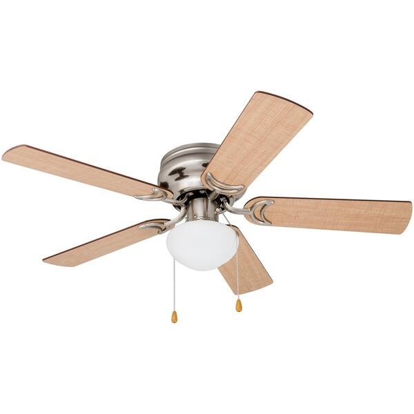 Shop Prominence Home Alvina Led Hugger Ceiling Fan Brushed