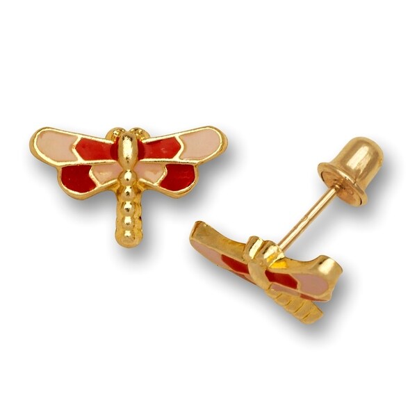 Round Red Dragon Gold Tapestry Cufflinks Round Red Dragon Gold Tapestry Cufflinks