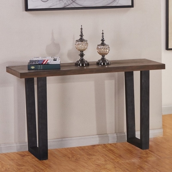 Shop Best Quality Furniture Rustic Brown Console Table - Free Shipping