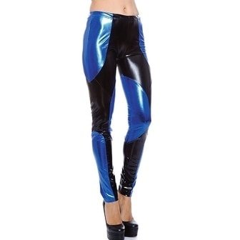 baby blue latex pants