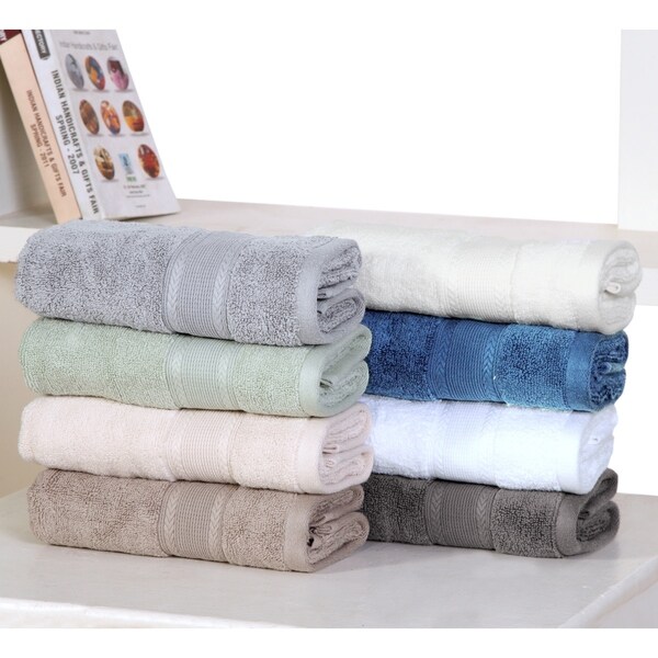 Shop Ultra Soft Zero Twist Cotton Hand Towels (8 Pack) - On Sale - Free ...