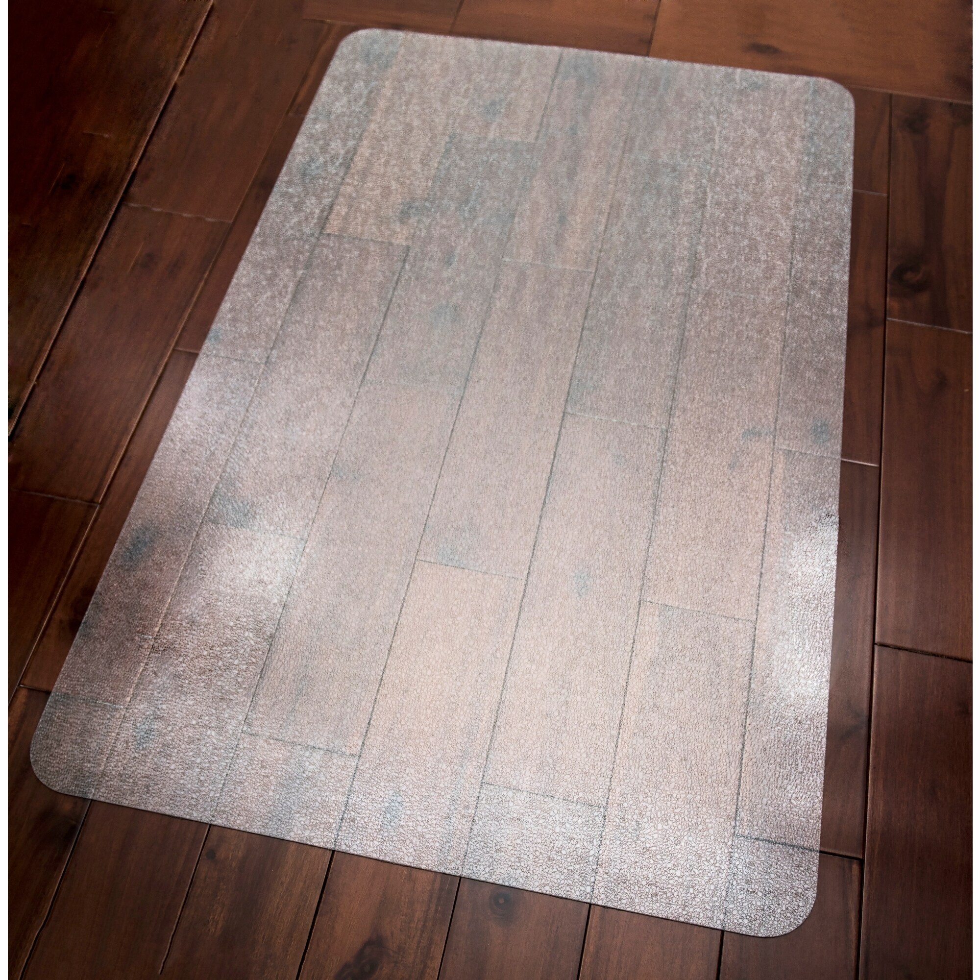 Shop Ottomanson Hard Floor Chair Mat Clear Plastic Mat Protector