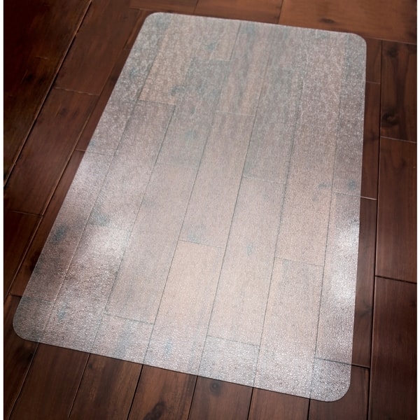 Ottomanson Hard Floor Chair Mat Clear Plastic Mat Protector, (36
