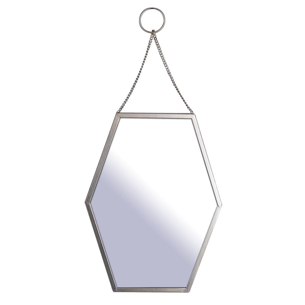 12x16 PENDANT II, Gold Pendant Mirror - 12x16x1.5