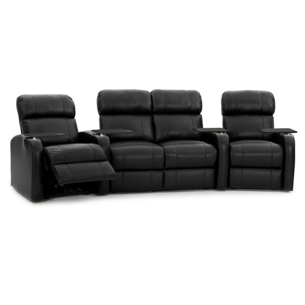 Octane Diesel XS950 Power Leather Home Theater Seating Set (Row of 4)