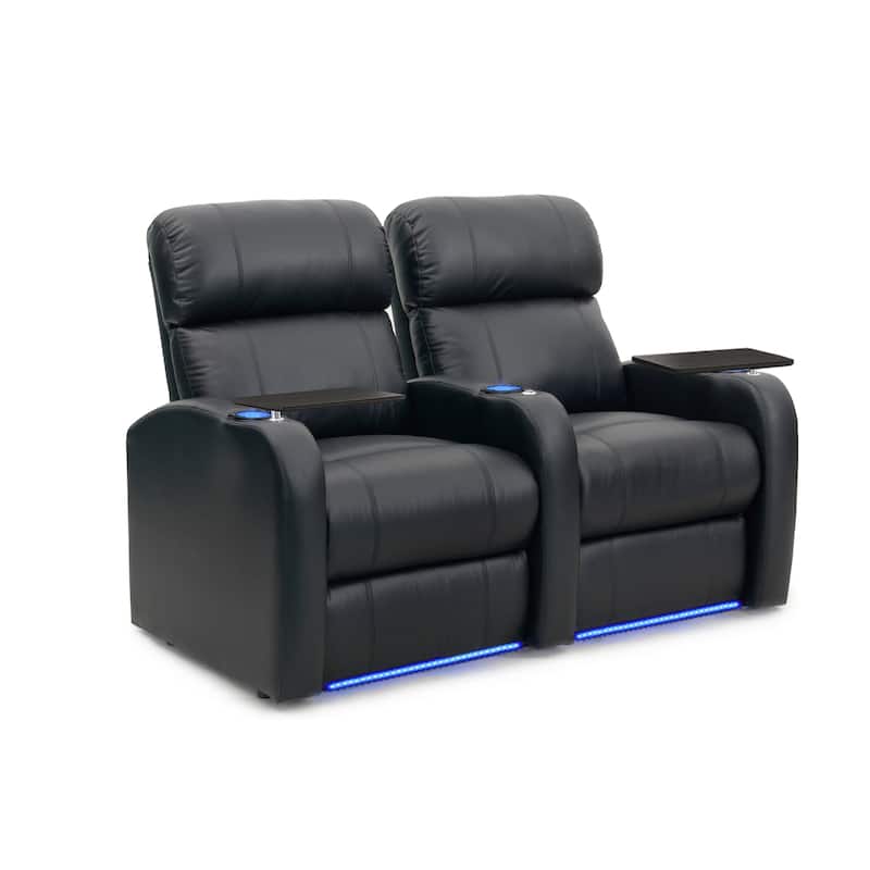 Octane Diesel XS950 Power Leather Home Theater Seating Set (Row of 2)