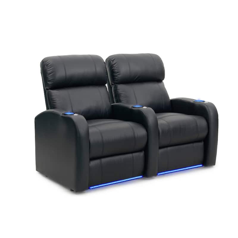 Octane Diesel XS950 Power Leather Home Theater Seating Set (Row of 2)