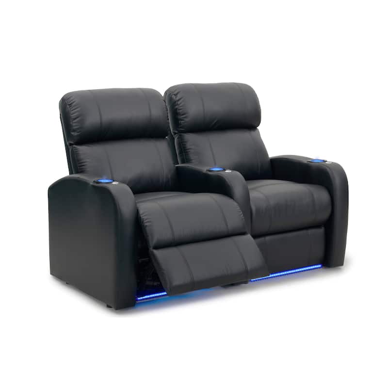 Octane Diesel XS950 Power Leather Home Theater Seating Set (Row of 2)
