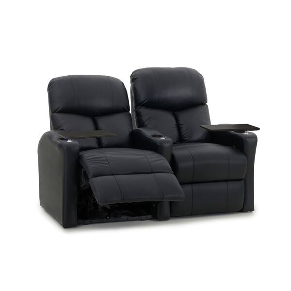 Octane Bolt XS400 Power Leather Home Theater Seating Set (Row of 2 ...