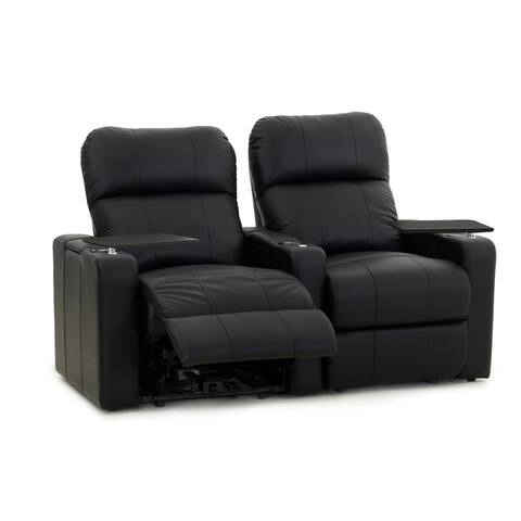 Octane Turbo XL700 Manual Leather Home Theater Seating Set (Row of 2)