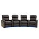 preview thumbnail 2 of 10, Octane Diesel XS950 Power Leather Home Theater Seating Set (Row of 4)