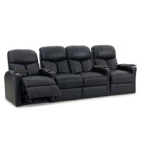 shop octane bolt xs400 power leather home theater seating set row