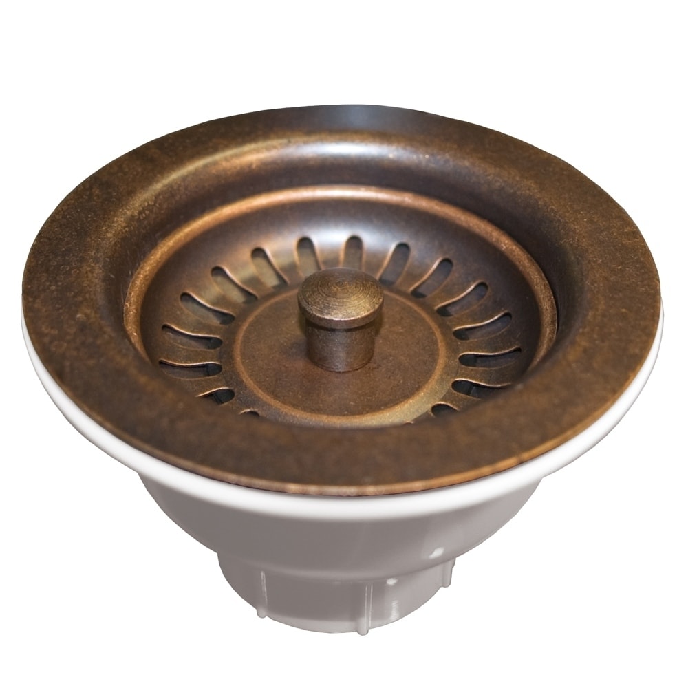 Weathered Copper 3.5-inch Basket Strainer - weathered copper