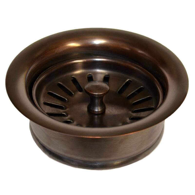 Solid Copper 3.5-inch Disposer Trim Basket Strainer