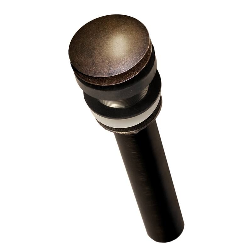 Weathered Copper 1.5-inch Push to Seal Dome Drain