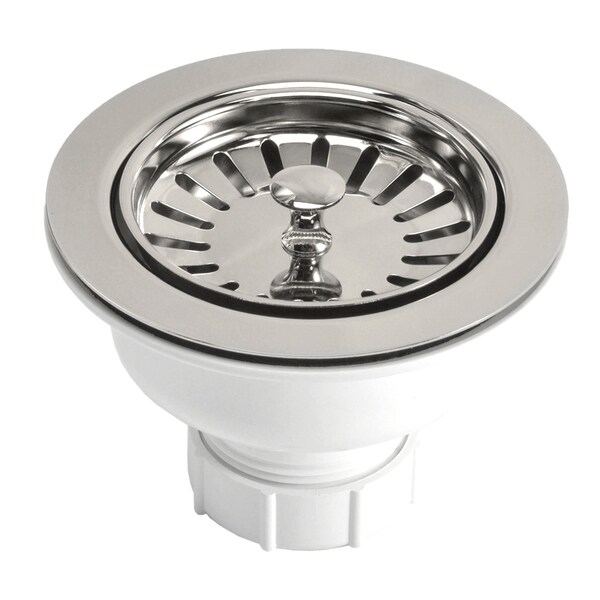 Polished Nickel 3.5-inch Basket Strainer