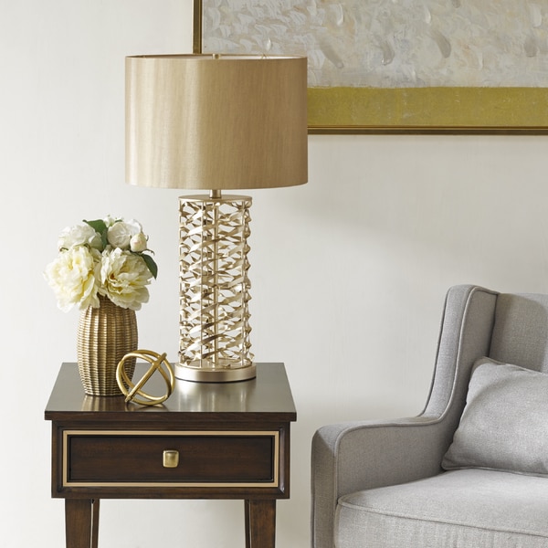 Madison Park Signature Winslow 25-inch Gold Table Lamp ...