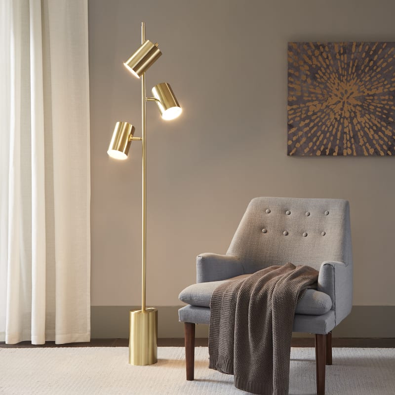 INK+IVY Alta 3-Light Metal Floor Lamp