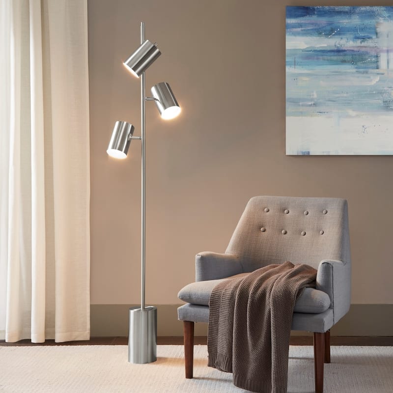 INK+IVY Alta 3-Light Metal Floor Lamp