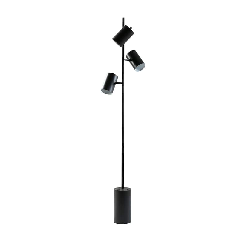 INK+IVY Alta 3-Light Metal Floor Lamp