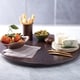 preview thumbnail 1 of 1, Hammered Antique Copper 30-inch Lazy Susan