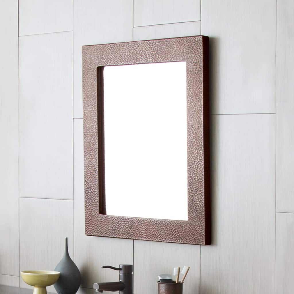 Sedona Antique Copper Small Rectangle Mirror - Antique Copper - N/A